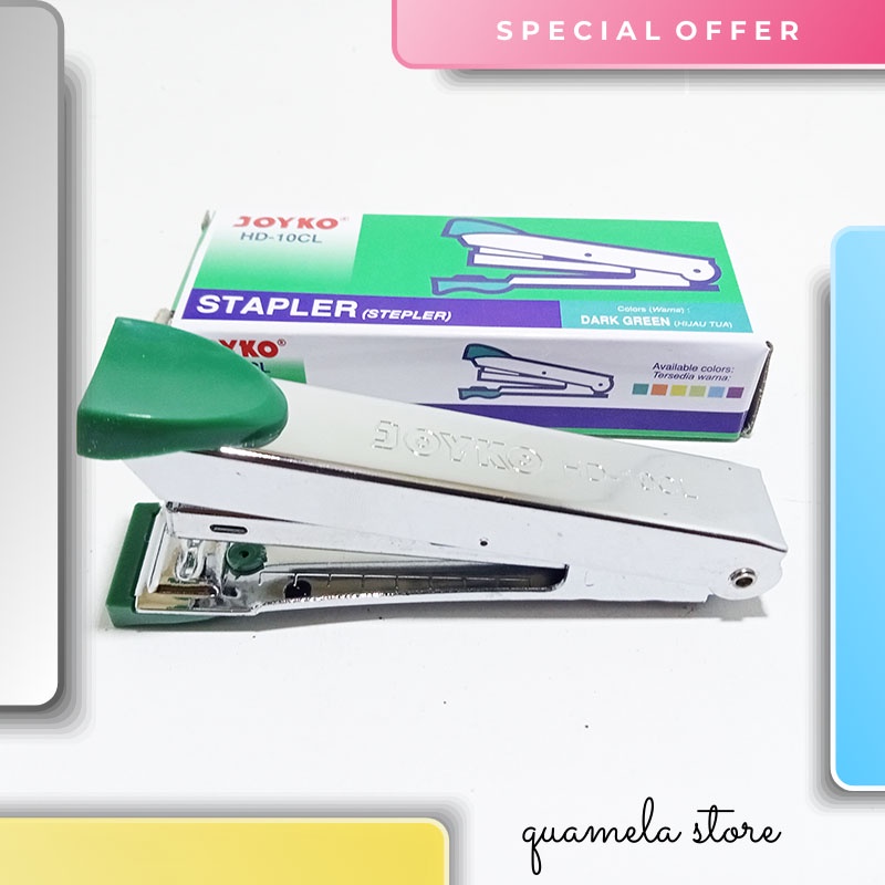 

Staples Stapler Stepler Joyko Jepretan Kertas Alat Tulis ATK Murah - Warna & Bentuk Random