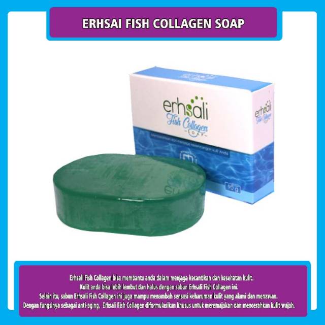 Jual Erhsali Fish Collagen Soap Sabun Original Nasa Awet Muda Shopee Indonesia