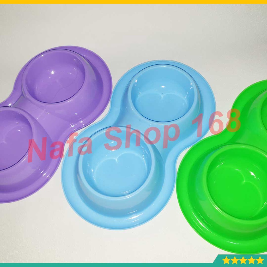 Tempat Makan Kucing Anti Semut Double Bowl Single Bowl Chiro Plate Double Bowl Anti Semut Nafa Shop 168