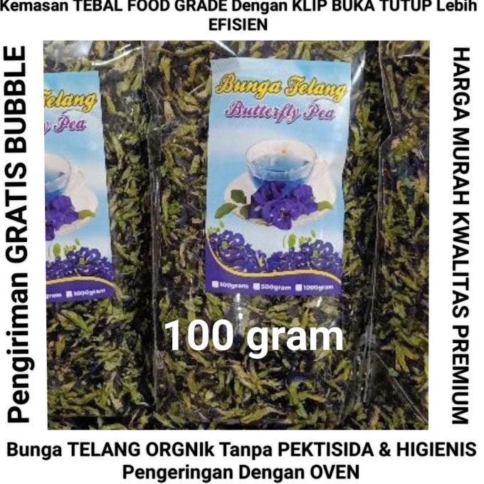 

[COD] bunga telang tea/butterfly pea murah [COD]