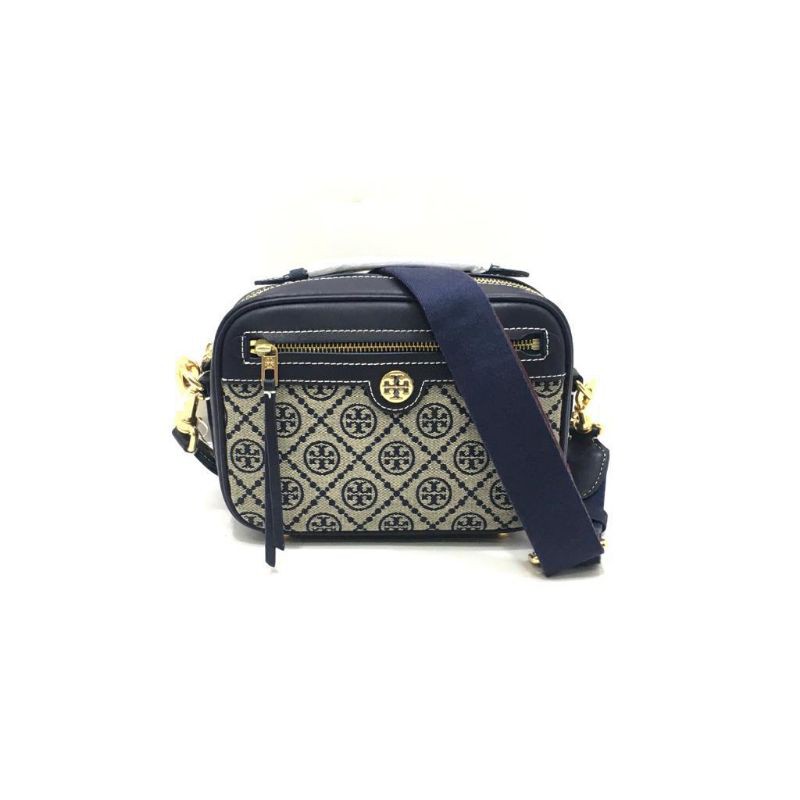 tory burch t monogram jacquard camera bag tas selempang kecil tas wanita keren