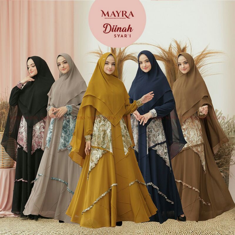 SET GAMIS MAYRA DIINAH  by MAYRA ORIGINAL