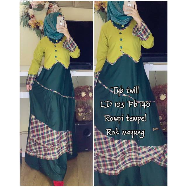 Gamis inayah / gamis toyobo / gamis murah / gamis terbaru / gamis syari / gamis ori