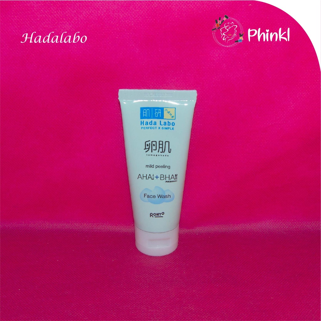 `ღ´ PHINKL `ღ´ Hada Labo Tamagohada AHA/BHA Face Wash skincare import made in japan cocok untuk kulit sensitif memutihkan mencerahkan putih