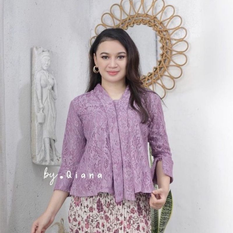 Melia kebaya - Atasan Kebaya Brokat Jumbo / Atasan Kebaya Floy / Kebaya Wisuda