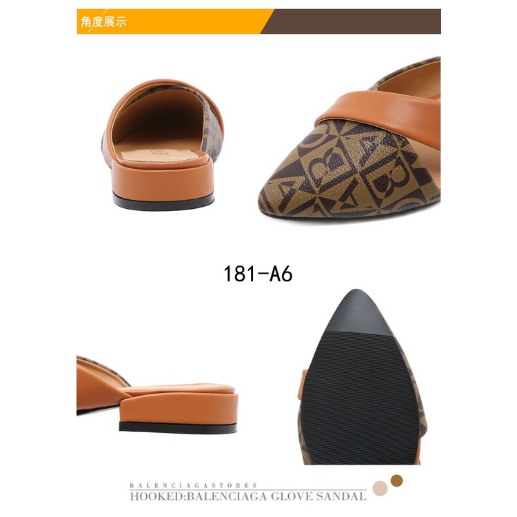 BO  Flat Heels Sandals #181-A6