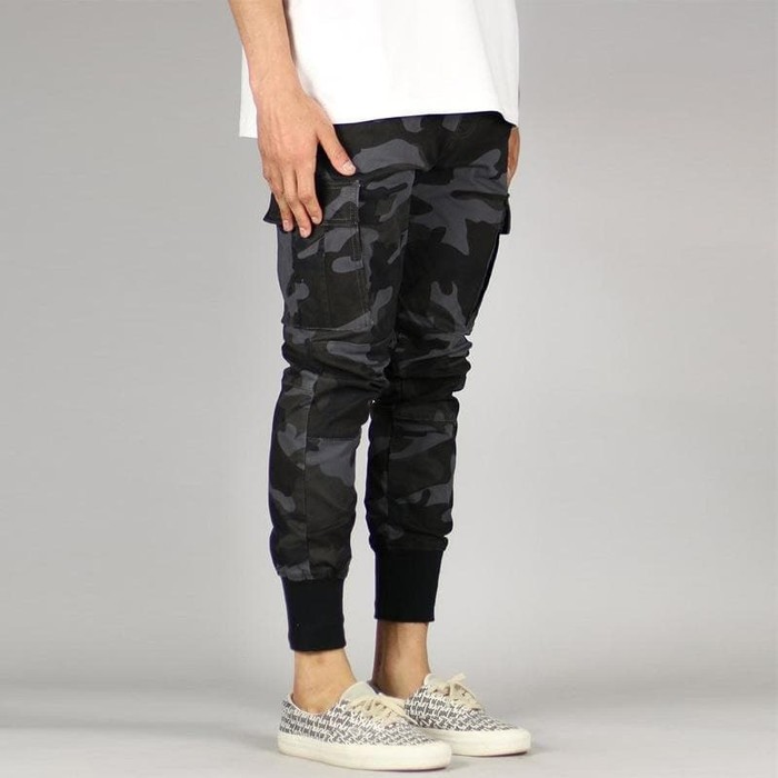 Hyperdenim Cargo Jogger - Black Camo 100% Authentic