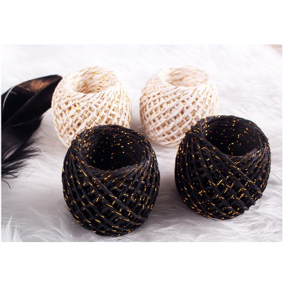 

Pita Tali Ikat Design Kotak Packing Ribbon Satin Gold Metalik