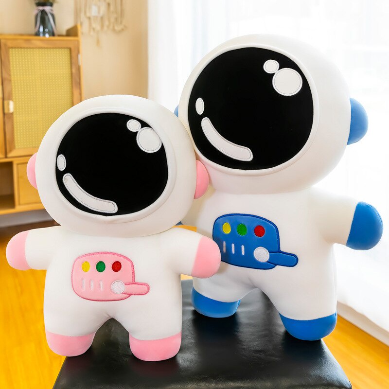 Boneka Mainan Mewah Astronot Lucu 40cm Hadiah Bantal Super Lembut Untuk Anak Laki-Laki Dan Perempuan