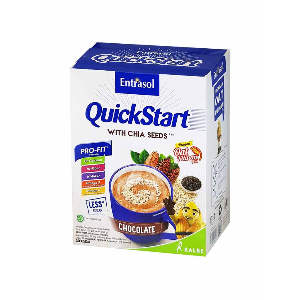 Entrasol QuickStart Vanilla Veggie / Coklat 5x30gr