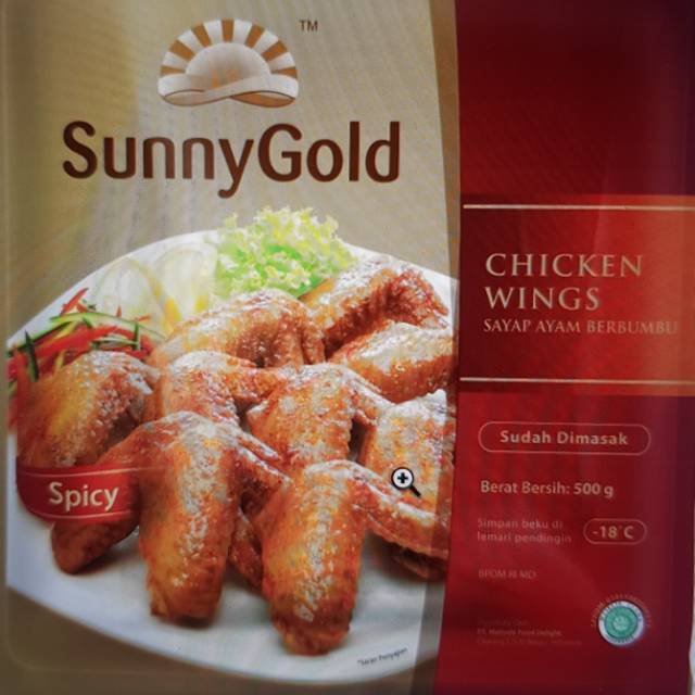 

Chicken Wing Sunnygold 500 gr