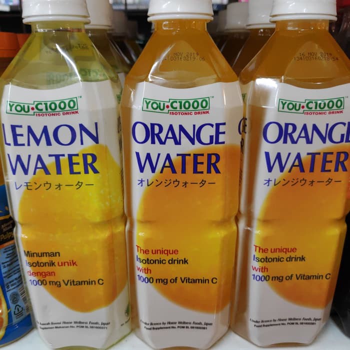 

You C Orange dan Lemon Water 500ml