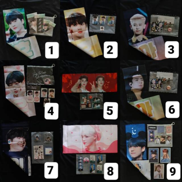[READY STOCK] Slogan Junho Chanyeol Seungwoo Hangyul Sehun Jeongin Minhee Eunsang Chen Hanbin Jin