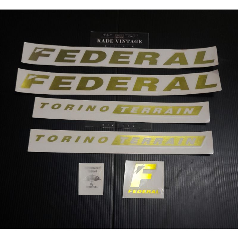 Sticker decal stiker Federal Torino Terrain ORIGINAL