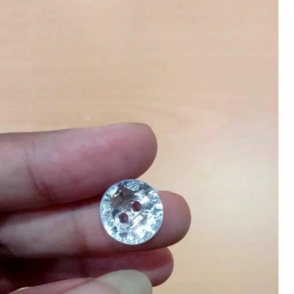 Grosir Resmi Kancing Baju Kristal Bening 13mm (20.L ) isi 400pcs