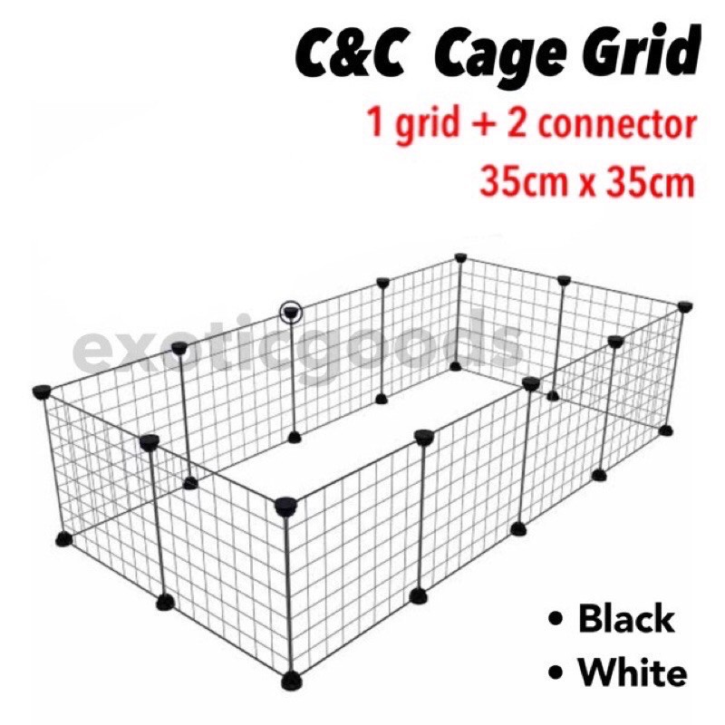 EXOTICGOODS KANDANG PAGAR C&amp;C GRID CAGE KANDANG PAGAR KELINCI KANDANG PAGAR KURA KANDANG PAGAR HEWAN GRID WALL