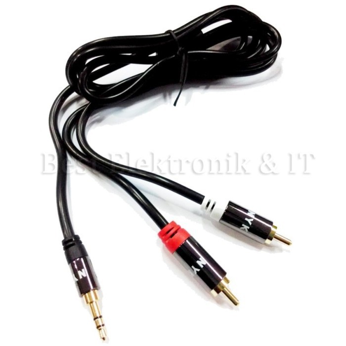 NYK Kabel Audio 3.5mm to 2x RCA Aux 3.5 mm