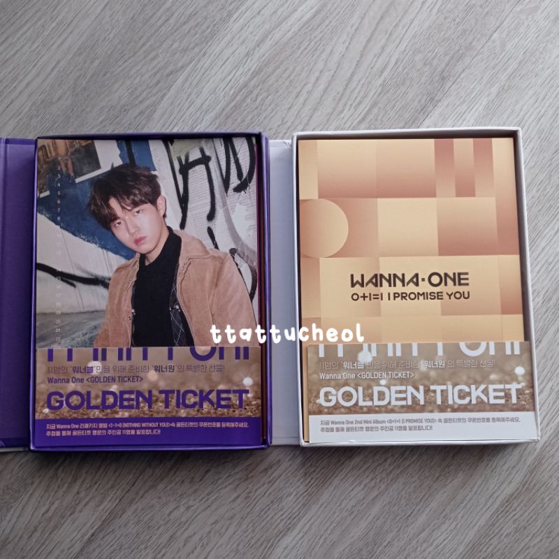 ALBUM ONLY WANNAONE I PROMISE YOU IPU DAY GUANLIN KUANLIN BAE JINYOUNG HWANG MINHYUN NWY WANNA VER