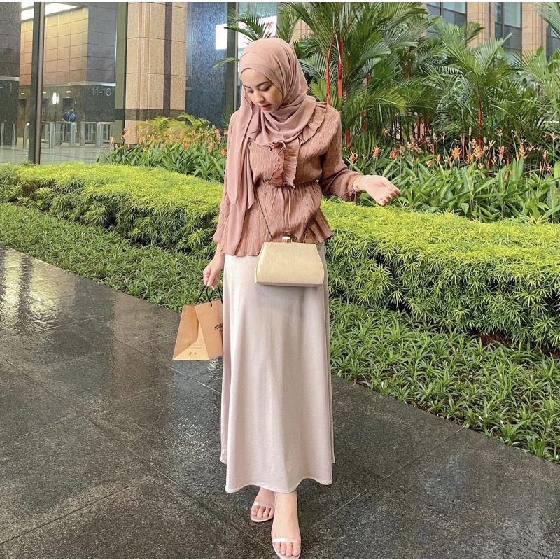 AUDY SKIRT / rok a-line / rok polos / rok panjang