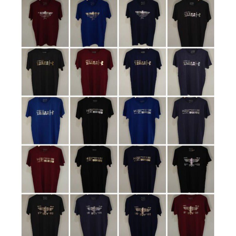 Paket Kombo T-shirt / Baju Kaos Pria cotton30s