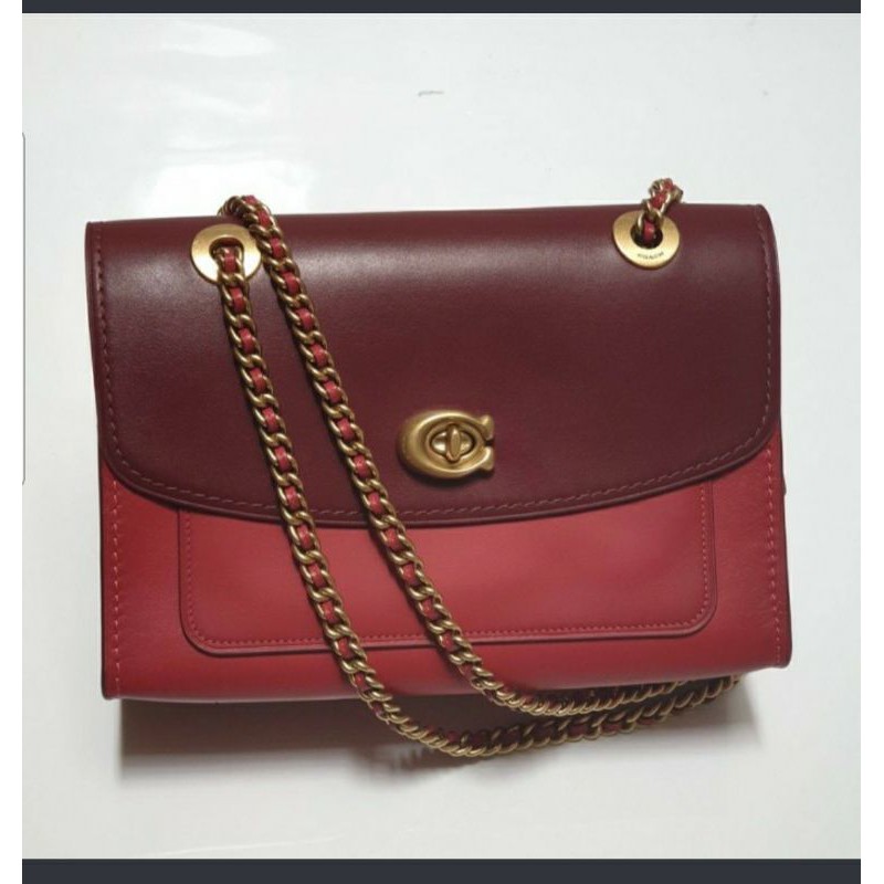 ready Tas coach parker red apple multi asli