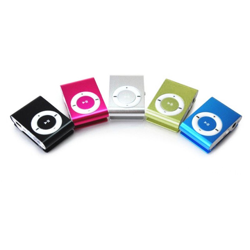 MP3 Music Media Player Mini Klip Metal USB Support 1 - 8GB Micro SD TF