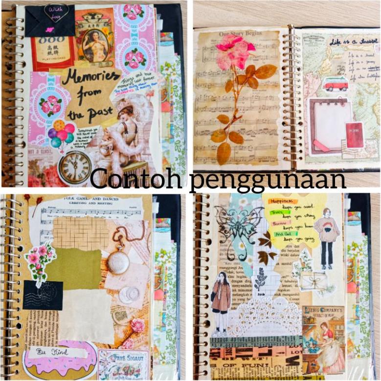 

Best terlaris IER88 Journal kit journaling kit aehetic junk journal scrapbook bundle aesthetic 85-165 pcs ++ IER