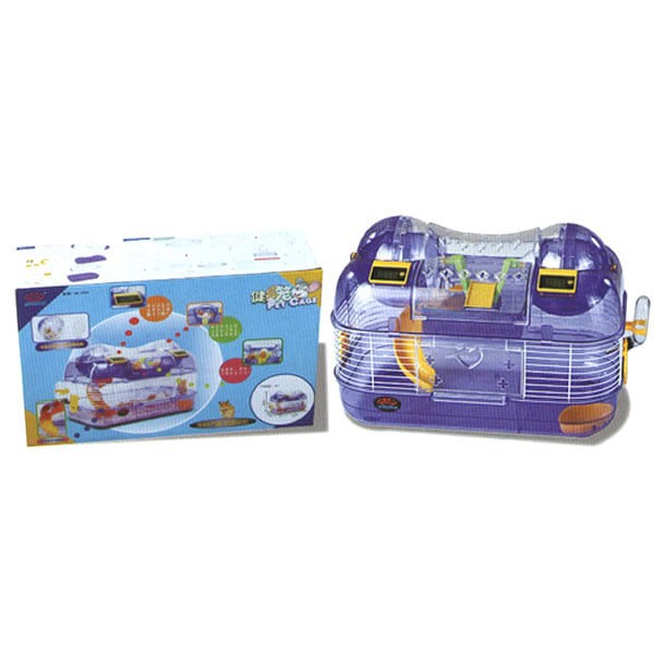 Hamster Cage M-03 Kandang Hamster Double Bola Hamster with Speed Meter-3