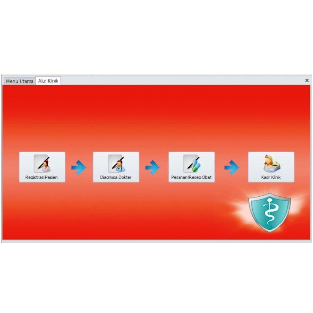 Software Aplikasi Klinik Dokter / Apotek Original