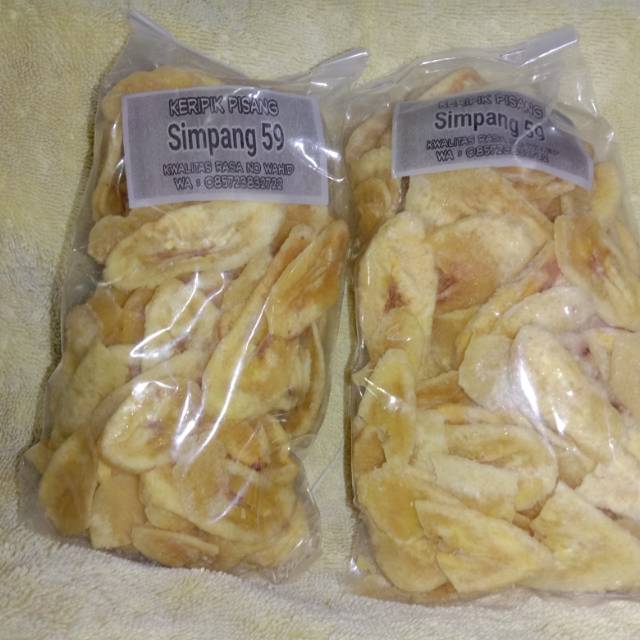

Keripik pisang manis original
