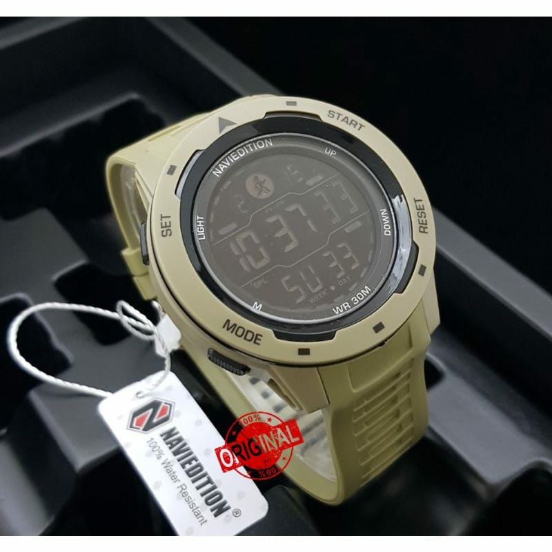 Jam Tangan Naviedition Terlaris Rubber Digital Fashion Pria Wanita North Edge 8100