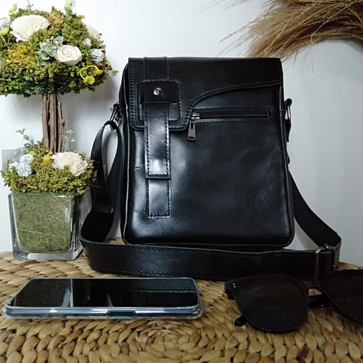 Tas Kulit asli 100% ORIGINAL MADE  IN GARUT/TAS SLEMPANG PRIA DAN WANITA SUPER PREMIUM