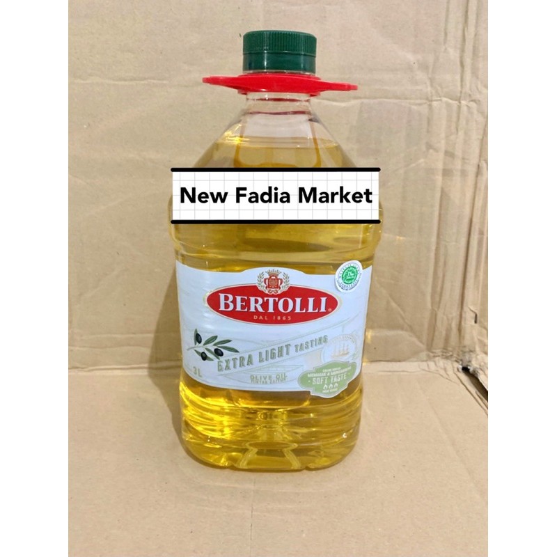 

Bertolli Olive Oil (Minyak Zaitun) Extra Light 3 Liter