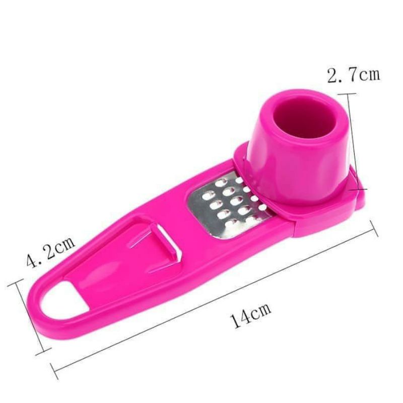 ~ PIYOSHI08 ~ Parutan Serutan Mini Penghalus Bawang Jahe Garlic Grater Grinder Magic Shredder PD14