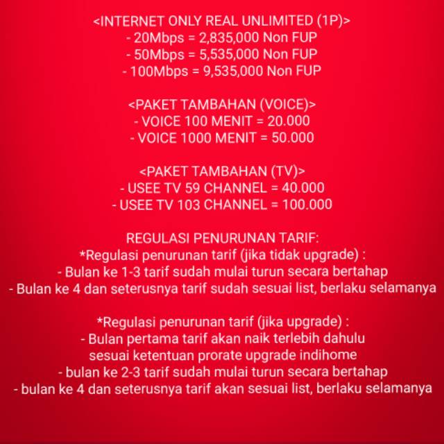 Ubah Tarif Bulanan Mahalmu Dengan Migrasi Paket Indihome Dari Kami Lebih Murah Dan Berlaku Selamanya Shopee Indonesia