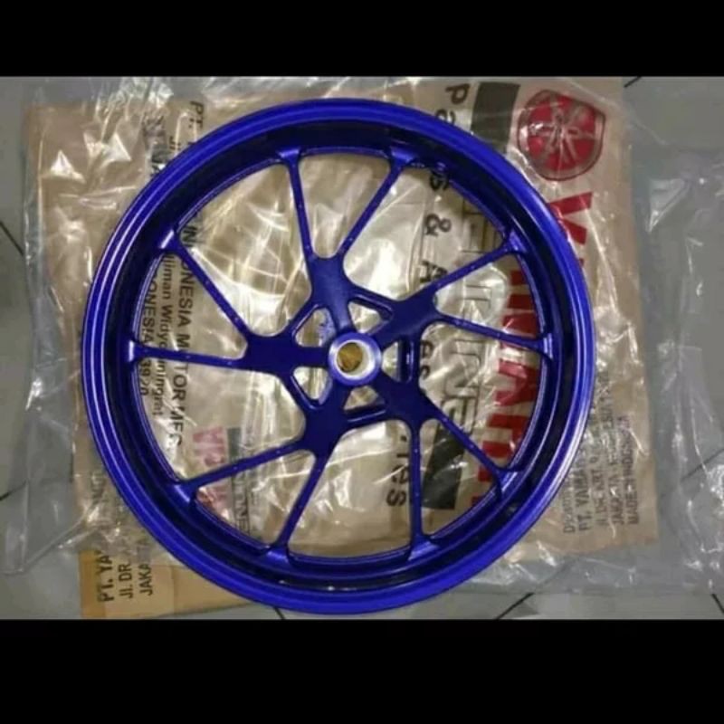 VELG RACING DEPAN YAMAHA R15 VVA V3 BIRU ORI YGP