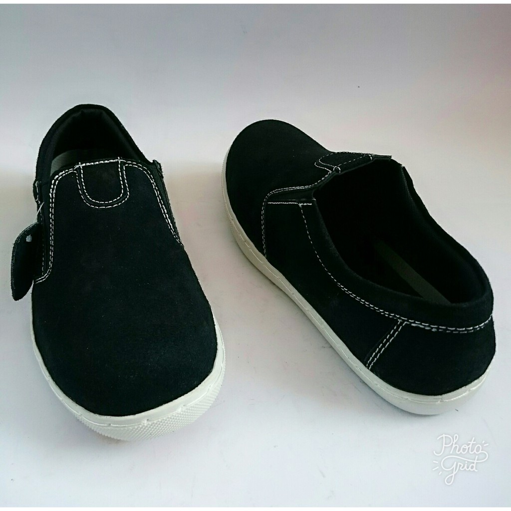 Sepatu Kulit Asli Kasual Pria Slip On Rasheda Dr 06 Sp