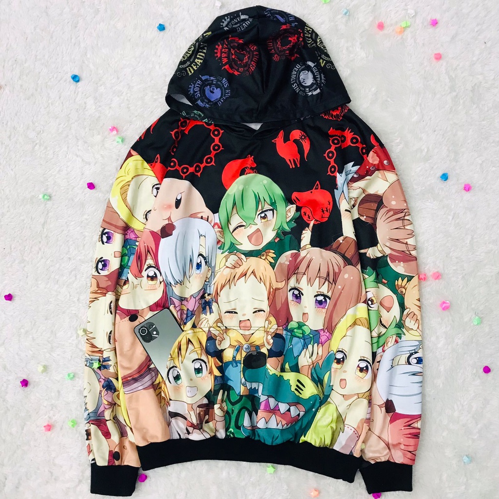 Hoodie Nanatsu Chibi Fullprint