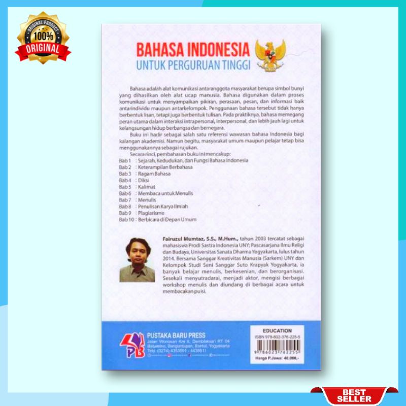 Buku BAHASA INDONESIA UNTUK PERGURUAN TINGGI-1