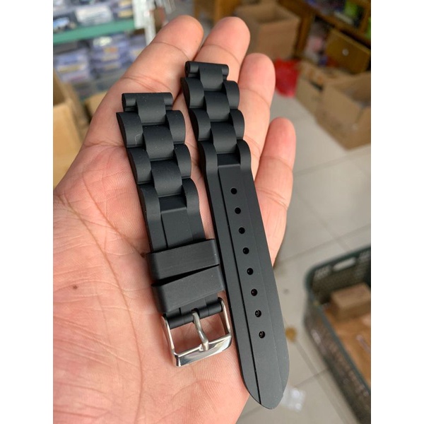 Strap Tali Jam Tangan Karet lembut model langka lug 16mm