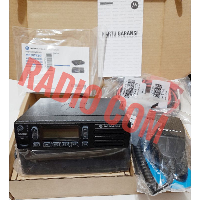 RADIO RIG MOTOROLA XIR M3688 VHF 45 WATT ORIGINAL GARANSI RESMI RADIO DIGITAL M3688 PENGGANTI GM3688