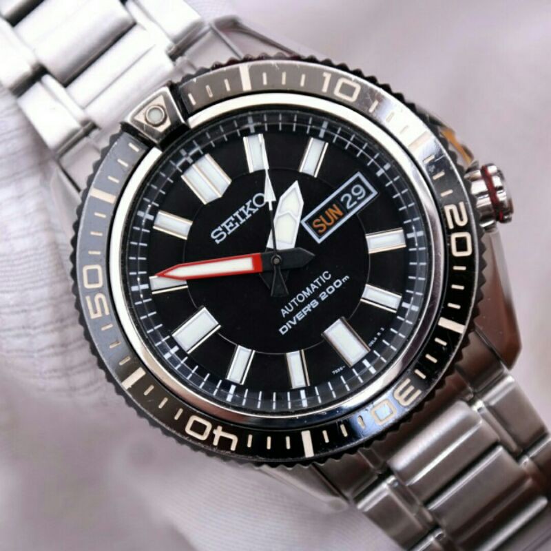 Jam Vintage Automatic Seiko SKZ325K1 Diver Stargate Original Seiko