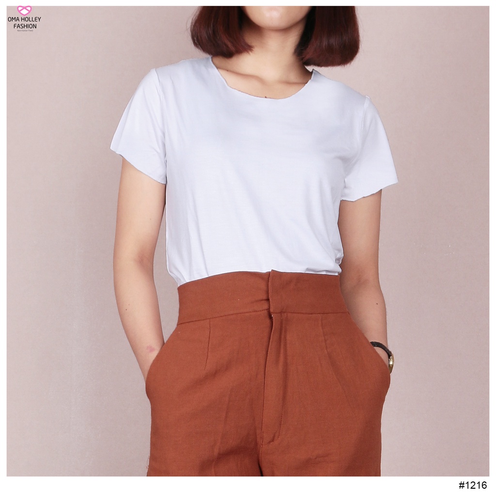 (COD) OH Fashion Kayla Blouse Crop Top #1216