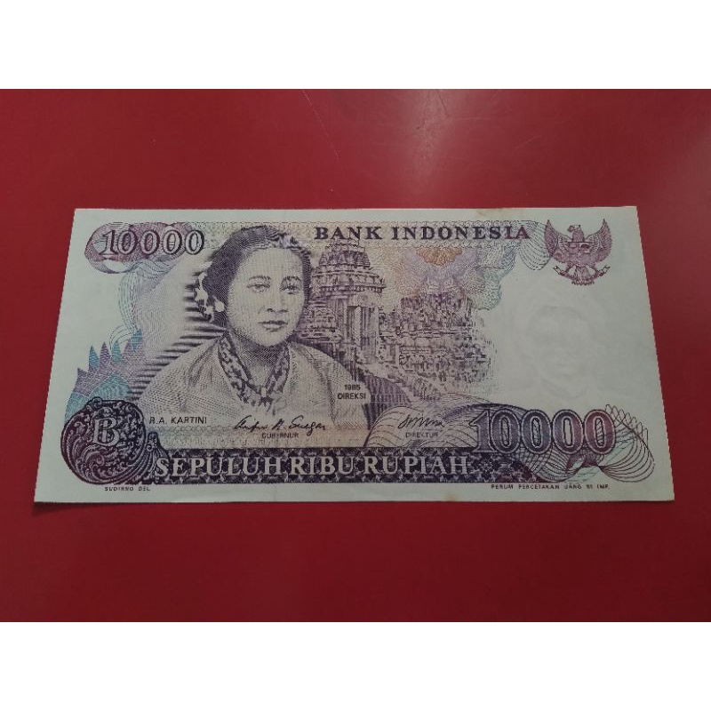 Uang Kertas Kuno 10rb rupiah KARTINI