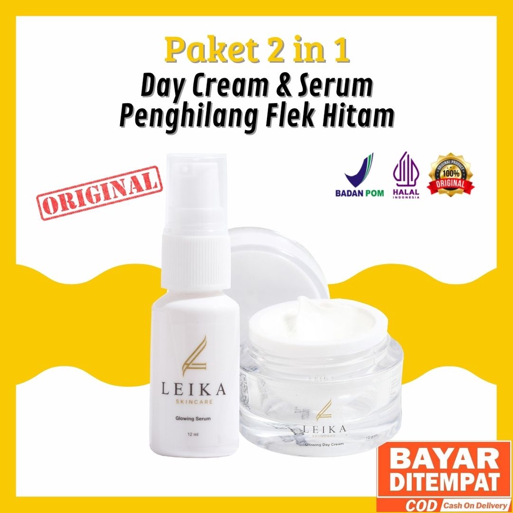 Paket 2in1 Penghilang Flek Hitam membandel Bpom Cream Penghilang flek hitam di wajah krim flek hitam