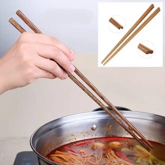 Sumpit Kayu Jumbo 30cm Isi 1pasang Chopstick Extra 30cm Sumpit Makan