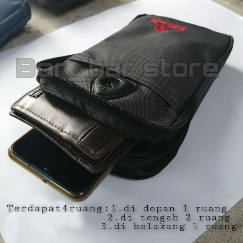 tas selempang pria terbaru - tas pinggang pria - tas sabuk pria - sling bag mini pria - tas hp