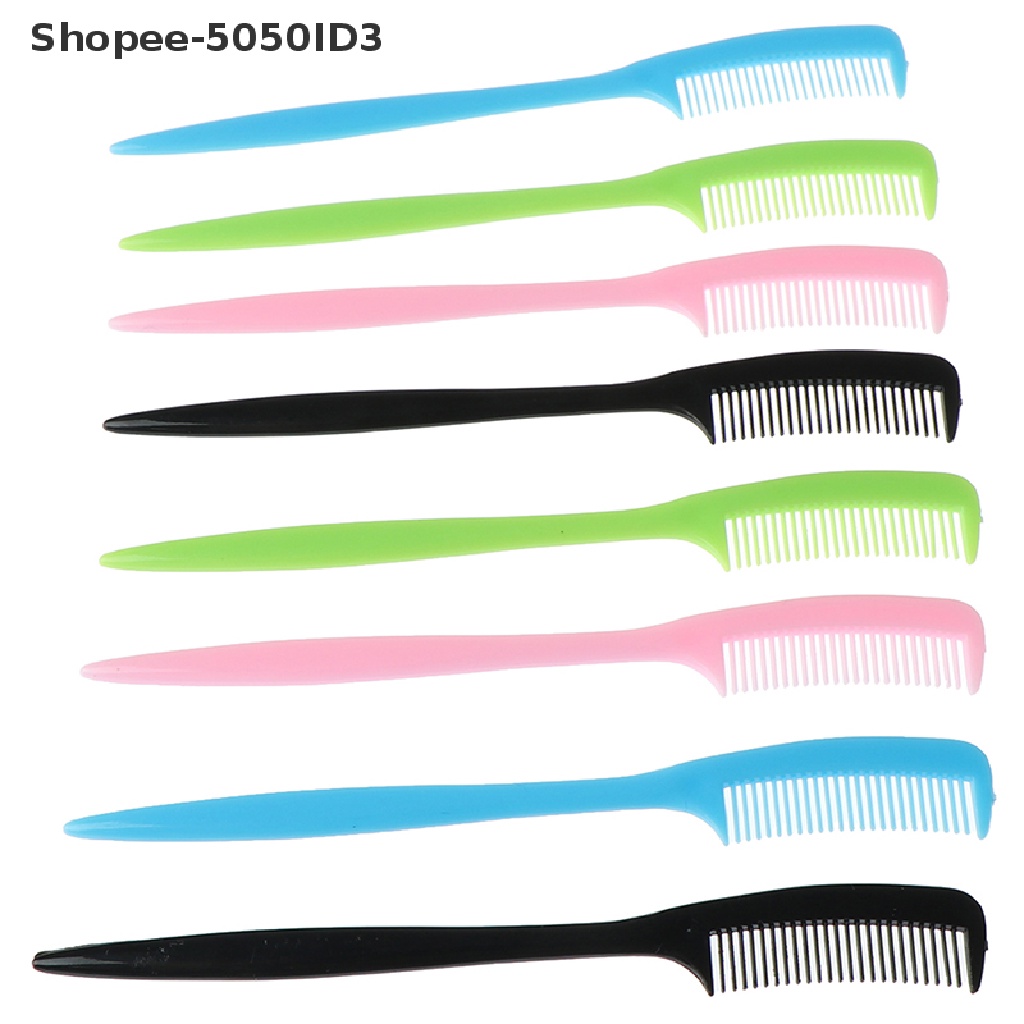 5 Pcs / set Brush Sisir Pengangkat Alis Bulu Mata Extension Keriting Bahan Plastik Untuk Makeup