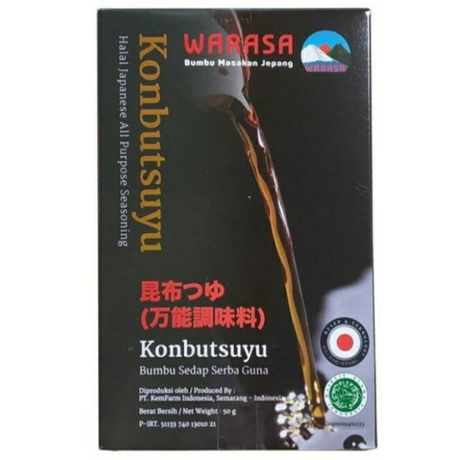 

Bumbu Serba Guna Warasa Konbutsuyu 40ml 100% Halal