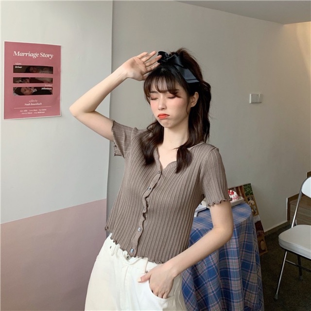 Pleated Top / Cardigan Korea / Tshirt Korea / Kaos Korea